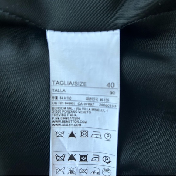 Benetton wool/alpaca blend jacket - Picture 8 of 8